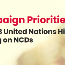 NCDA Campaign Priorities: 2018 UN High-Level Meeting on NCDs