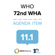 72nd WHO WHA Statement on Item 11.1 Proposed programme budget 2020–2021