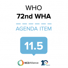 72nd WHO WHA Statement on Item 11.5 Universal health coverage: Primary health care towards universal health coverage