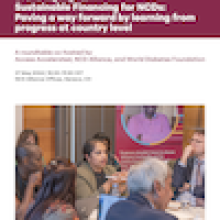 Event Highlights – Sustainable Financing for NCDs: Paving a way forward by learning from progress at country level