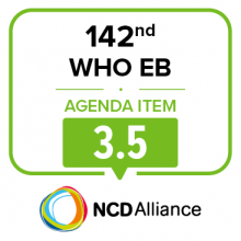 142nd WHO EB Statement on Item 3.5 Health environment and climate change