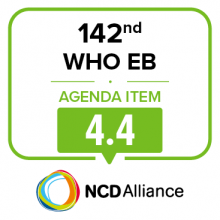 142nd WHO EB Statement on Item 4.4: mHealth - Use of appropriate digital technologies for public health