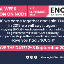2nd Global Week for Action on NCDs