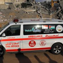 Ambulance in Gaza 2023