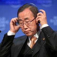 UN Secretary-General Ban Ki Moon calls for an international commitment for NCDs 