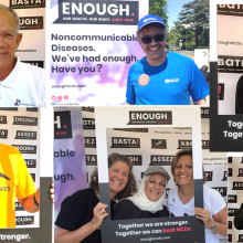 Photos from WHO's event Walk the Talk: Health for all Challenge, 20 May, Geneva.
