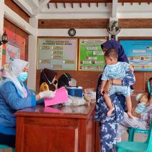 Health centre in Indonesia