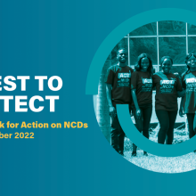 La Semaine d’action mondiale c’est la semaine prochaine ! Êtes-vous prêts à agir contre les MNT ? #ActOnNCDs