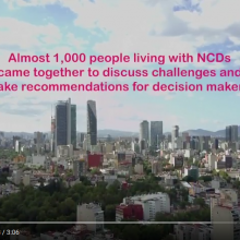 Videos share the story of people living with NCDs