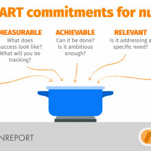 How to Make SMART Commitments to Nutrition Action - new guidance