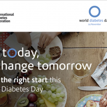 Off to the right start: World Diabetes Day campaign 2014 