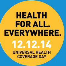 Join the global coalition calling for #HEALTHFORALL