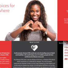Today is World Heart Day: Support #heartchoices