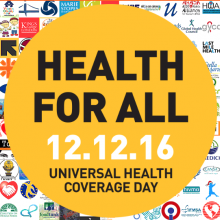 UHC Day 2016 campaign call to act with ambition