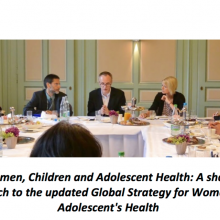 Thought leaders discuss a shared agenda for NCDs and women's, children's and adolescents health