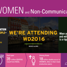 NCDA highlights need to address NCDs for Women Deliver conference