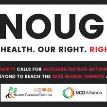 14 CARICOM Heads say #EnoughNCDs and commit to walk the talk to the UN HLM on NCDs