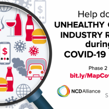 Unhealthy commodity industry responses during COVID