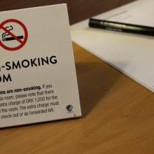 Cartel de 'No fumar'