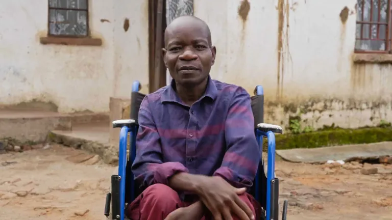 Samuel Kumwanje, lived experience of CKD, from the mini film 'Raise your voice' in Malawi