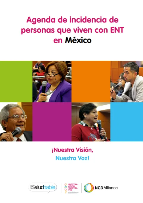 Mexico advocacy agenda of people living with NCDs publication cover