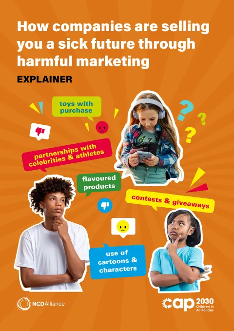 'Selling a sick future' explainer cover