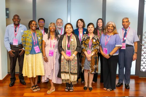 NCDA Board of Directors 2023-2025 at the Global NCD Alliance Forum, February 2025, Kigali.