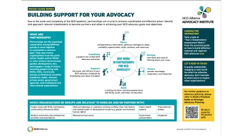 Pocket Guide: Building Support for your Advocacy 