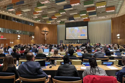 UN Headquarters during the Multi-stakeholder hearing on NCDs and mental health, May 2025
