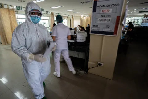The Pandemic Sub-National Reference Laboratory at the Jose B. Lingad Memorial Regional Hospital in San Fernando City, Pampanga on 9 May 2020