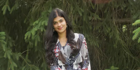 Aditi Sivakumar, a medical student at Dalhousie University Medical School, Canada and founder of the "My Empowerment" packs and platform