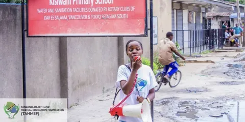 Juliana Busasi, founder of Tanzania Health and Medical Education Foundation (Tahmef)