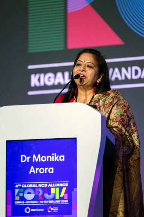 Dr Monica Arora at the Closing Ceremony