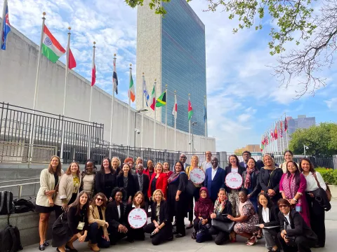 NCD advocates at the Multistakeholder Hearing on NCDs and Mental Health held on 2nd May 2025 in New York 