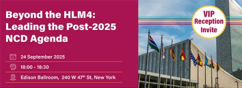 Invitation to NCDA UNGA80 VIP Reception on 24 September