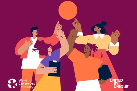 World Cancer Day 2026 campaign banner 