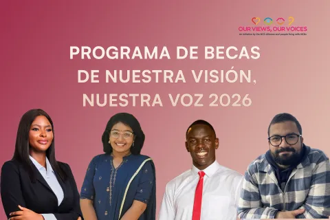 Collage becas Nuestra Visión Nuestra Voz 2026