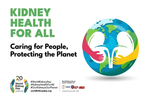 World Kidney Day 2026 campaign banner 