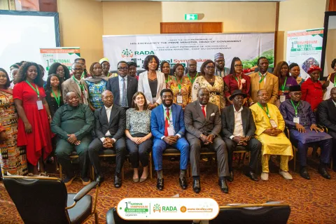 NCD advocates from Cameroon at a symposium on NCDs
