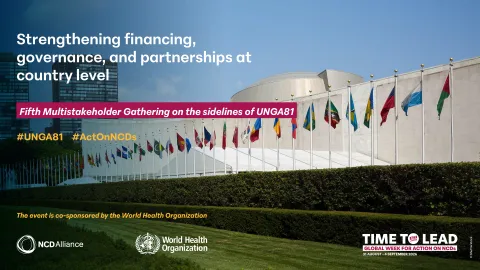 invitation banner for the 5th multistakeholder gathering on the sidelines of UNGA81