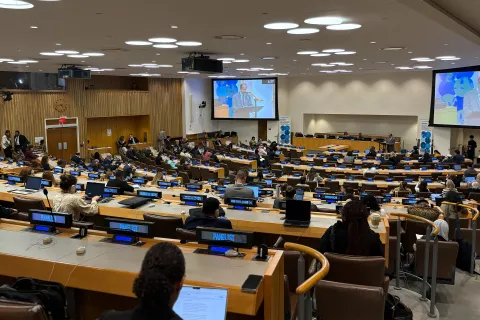 Governments gathering for a high-level meeting