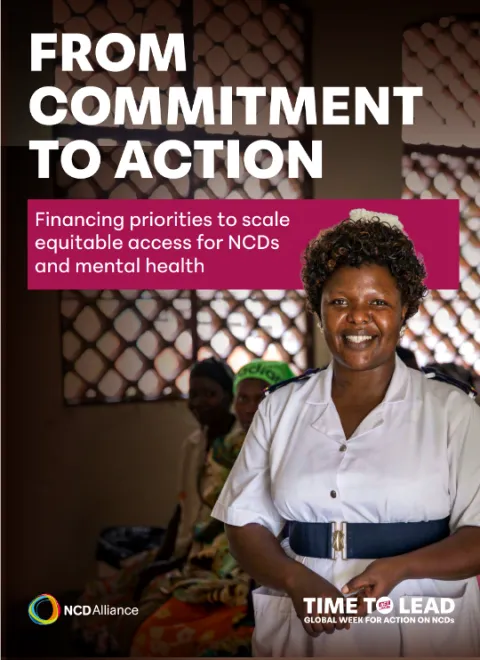 cover financing brief from commitment to action on ncd financing and medicines