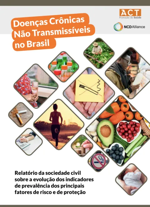 Cover of the Brazilian NCD Status Report