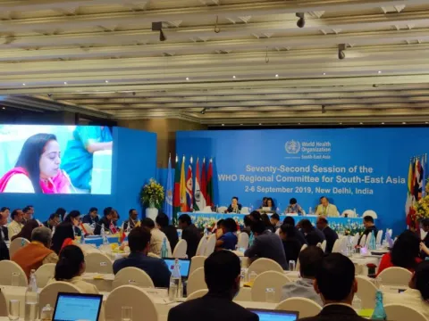 WHO Regional Committee for the South-East Asia Region @ Healthy India Alliance