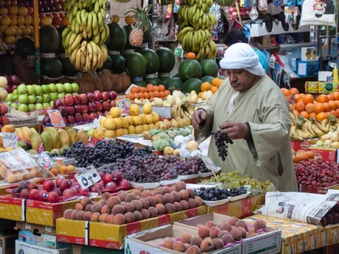 Fruit market in Cairo, Egypt © Cuyahoga from Pixabay