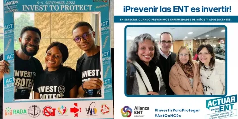 NCD Award winners from Uruguay and Cameroon