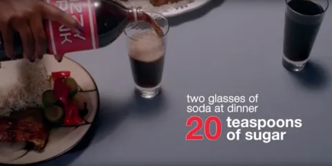  Graphic from the advocacy campaign, "Are you drinking yourself sick?" by Heart Foundation of Jamaica 