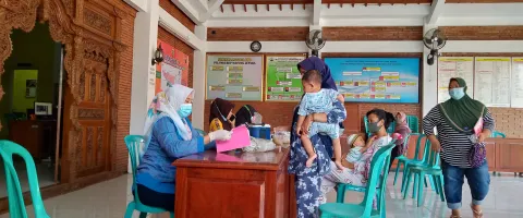 Health centre in Indonesia