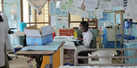 Kenya Hospital admissions department