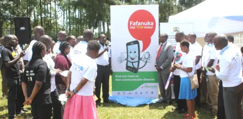 The Governor of Vihiga County, H.E. Hon Dr Wilber K. Ottichilo, CBS, launches Fafanuka
